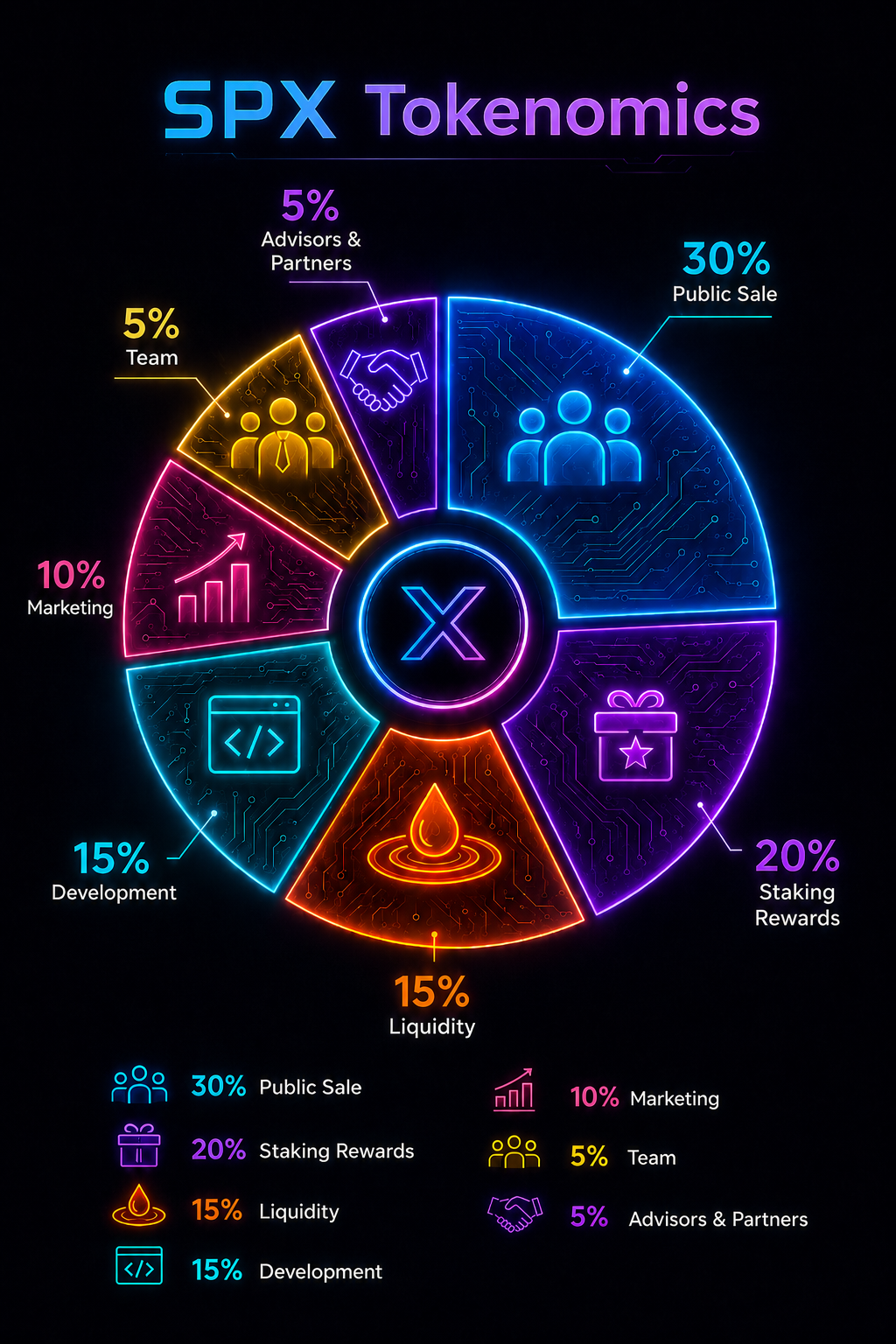 SPX52X tokenomics and presale allocation analysis